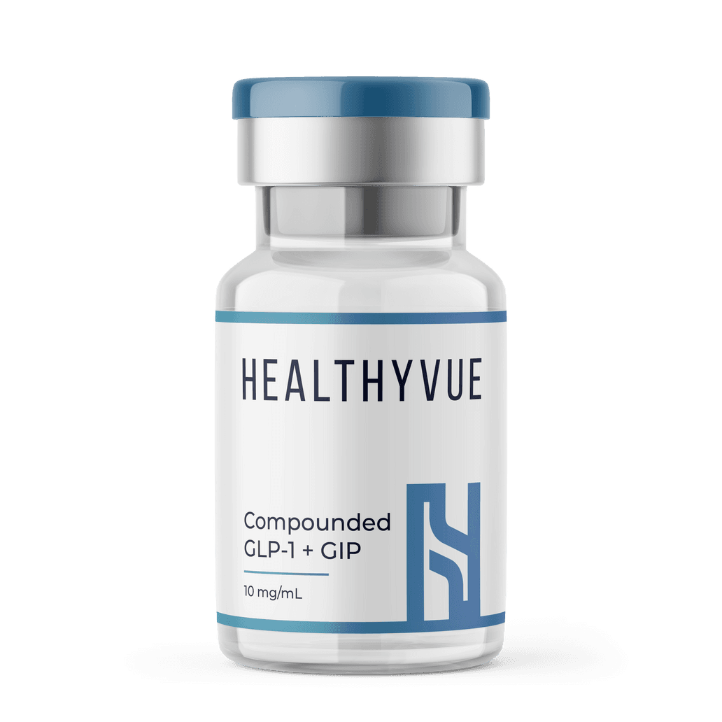 HealthyVue compounded GLP-1 + GIP vial